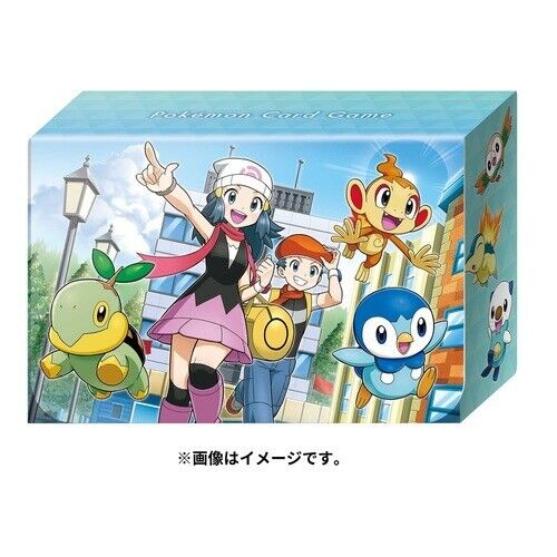 Pokemon Center Original Card Game Double Flip deck case DAWN LUCAS REI AKARI