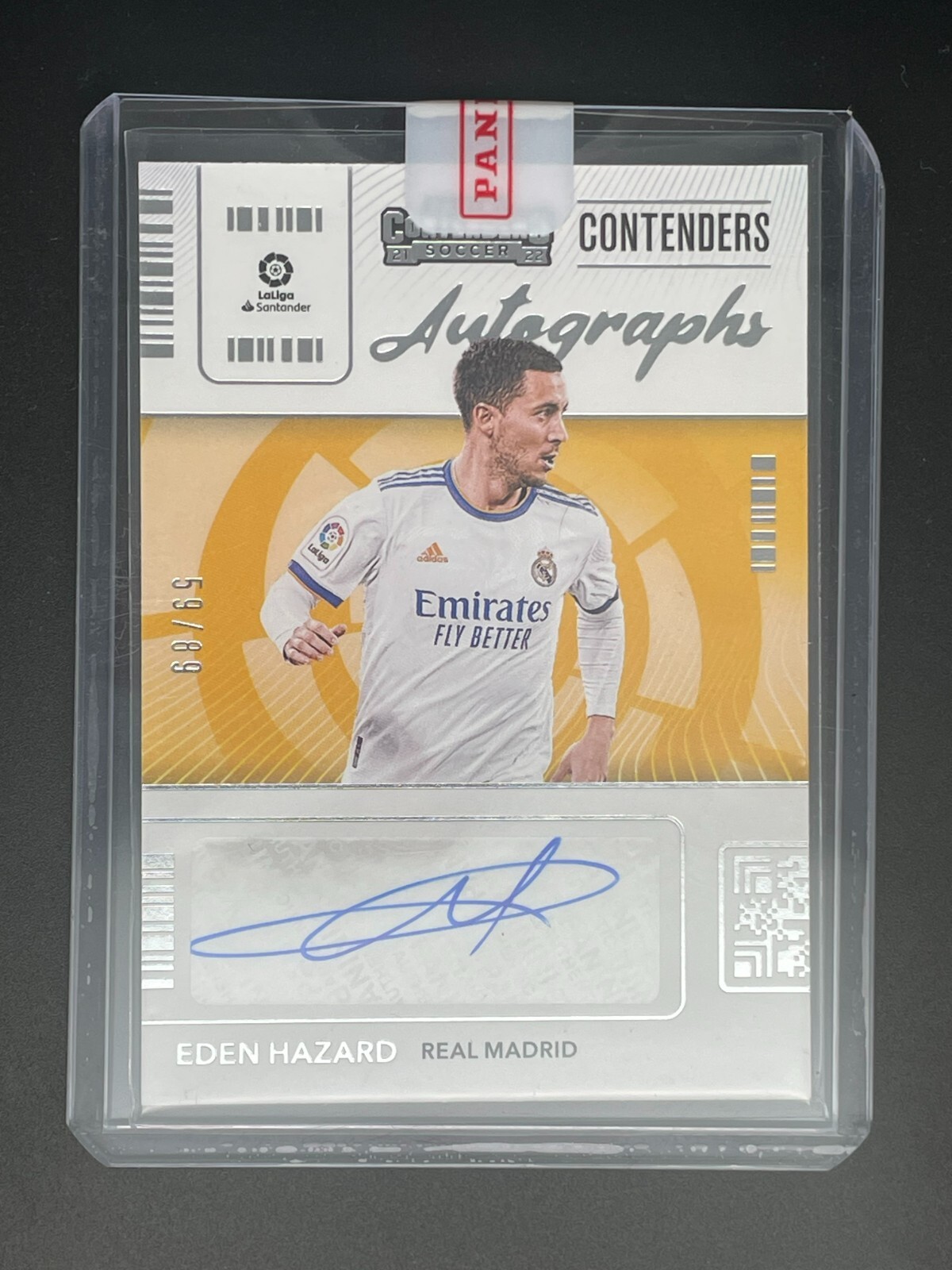Panini impeccable soccer Eden Hazard Auto /99