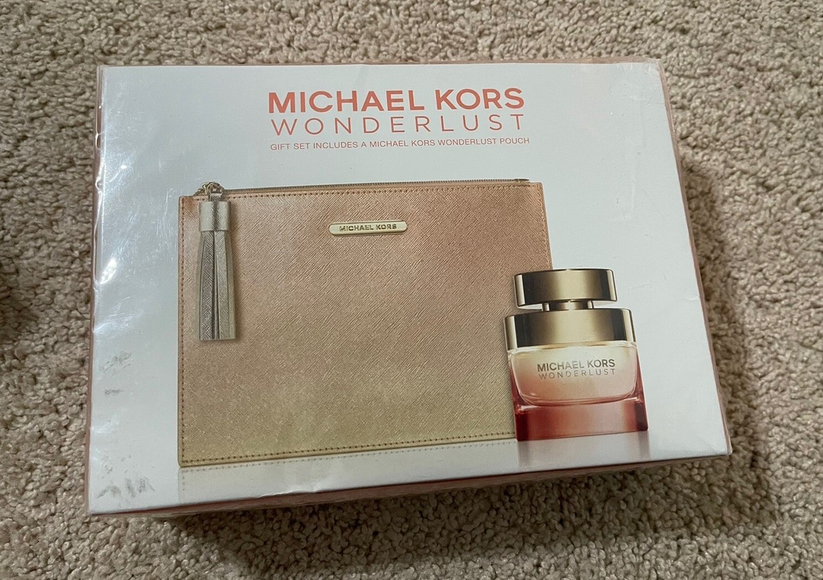 Michael Kors WONDERLUST Eau de Parfum Perfume 1.7oz & Gold Pouch