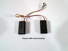 Hobart A200  Mixer Motor brushes, One  Pair . A200 20qt brush style motors