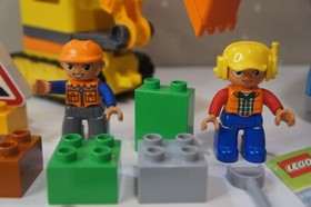 Lego Duplo Truck & Tracked Excavator (10812) Used Set, Complete with Manual