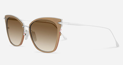 Dita ARISE Rose Gold Silver/Dark Brown Shaded (B-T-RGD-SLV) Sunglasses