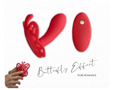 Pure Romance- BUTTERFLY EFFECT   Panty Vibe, Wireless- new and sealed