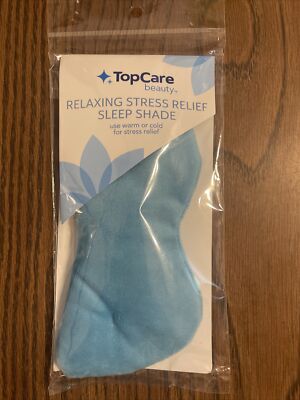Top Care Relaxing Stress Relief Eye Mask Sleep Shade Blindfold Cover Warm/cold