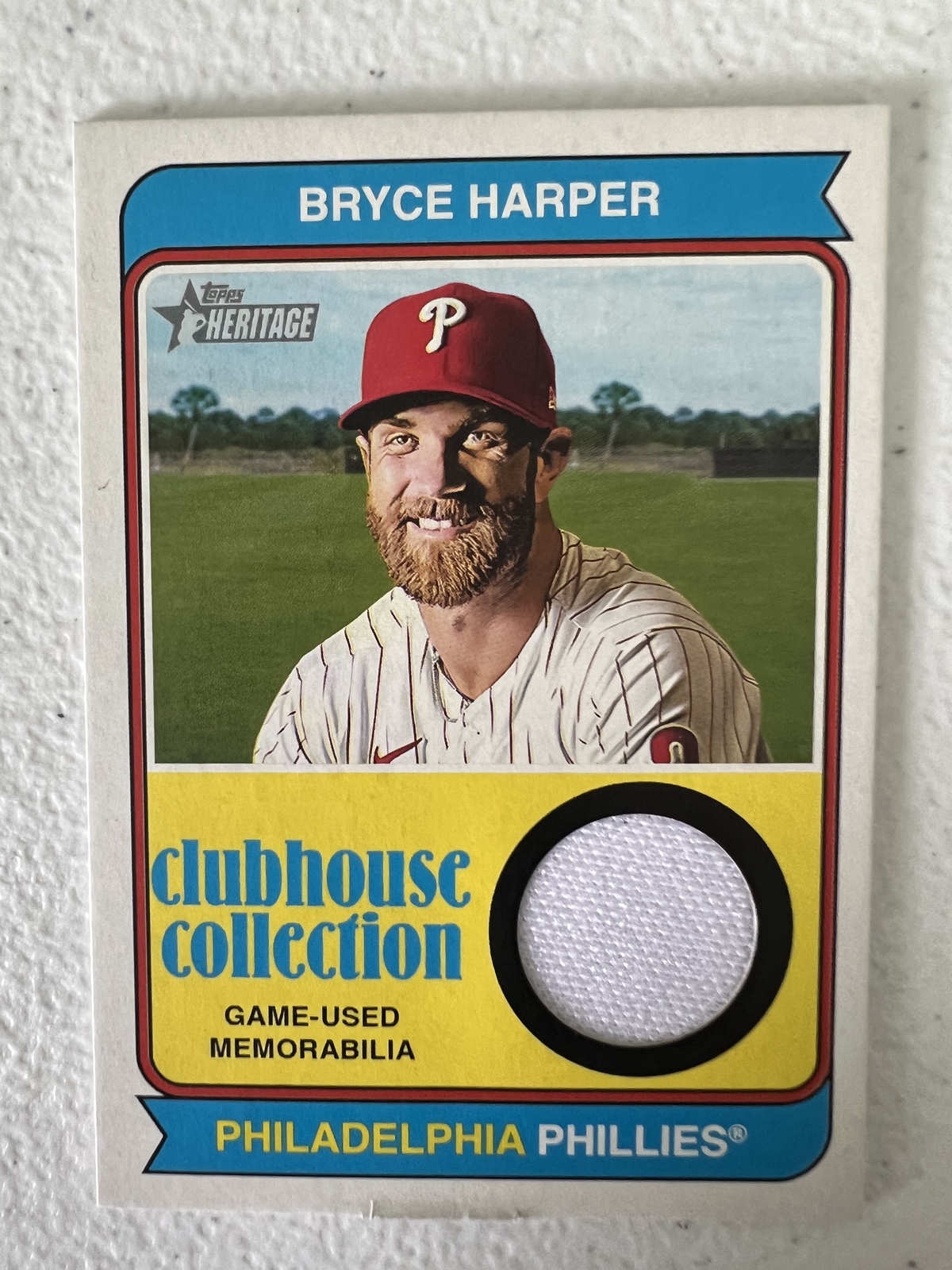 2023 Topps Heritage CCRBH Bryce Harper Clubhouse Collection Relics eBay