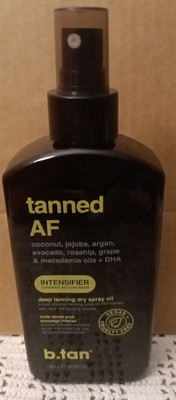 B.Tan Tanned AF Deep Tanning Dry Spray Oil 236mL/8oz
