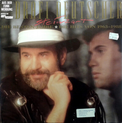 Drafi Deutscher Steinzart - Hits von 1963-1988 Teldec Vinyl LP 1988