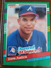 DAVID JUSTICE ATLANTA BRAVES 