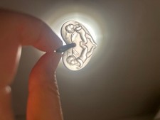 Collier pendentif coeur LALIQUE cristal rose ange sculpture accessoires E078