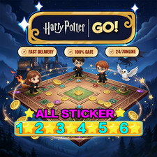 💫Harry Potter GO! Album MONO-POLY_GO STICKERS All 1-2-3-4-5-6 Star Cheap⚡FAST