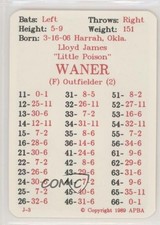 1989 APBA Baseball 1930 Season Lloyd Waner HOF 0q3