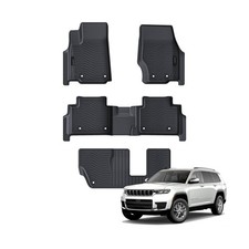 Auxko All Weather Floor Mats Fit for Jeep Grand Cherokee L 7 Seat 2nd Row Ben...