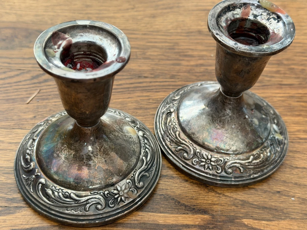 Towle Antique US Sterling Silver Candlesticks & Candelabras for