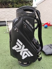 PXG Tour Staff Trolley Cart Golf Bag Black, 6-Way with Rain Hood