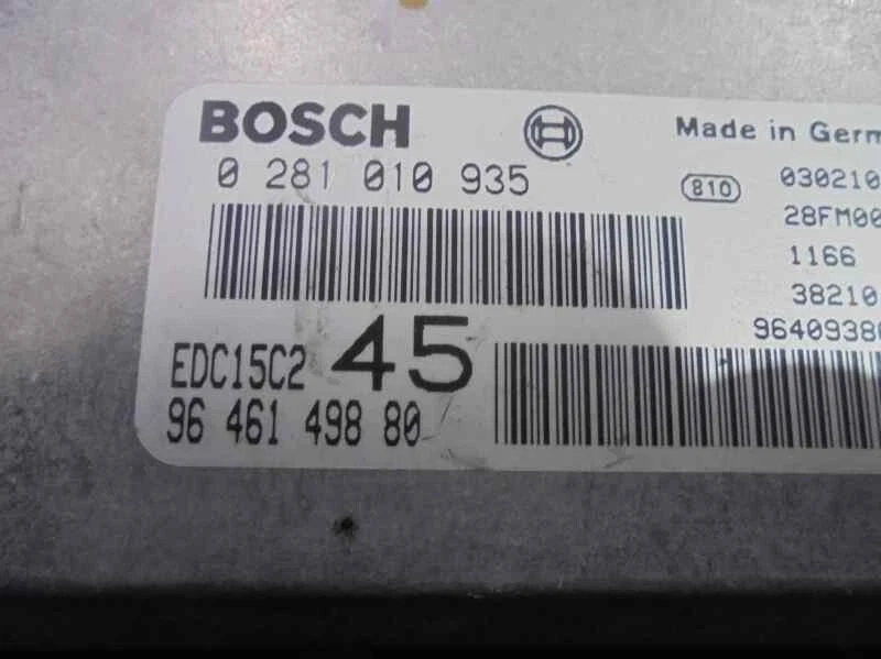 9646149880 centralina motore per PEUGEOT 307 BREAK SW (S1) 2.0 2002 1379720 - Immagine 3 di 3