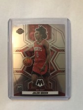 Jalen Green Rookie Card!! 2021-22 Panini Mosaic NBA Debut #262 Basketball a.. rookie card picture