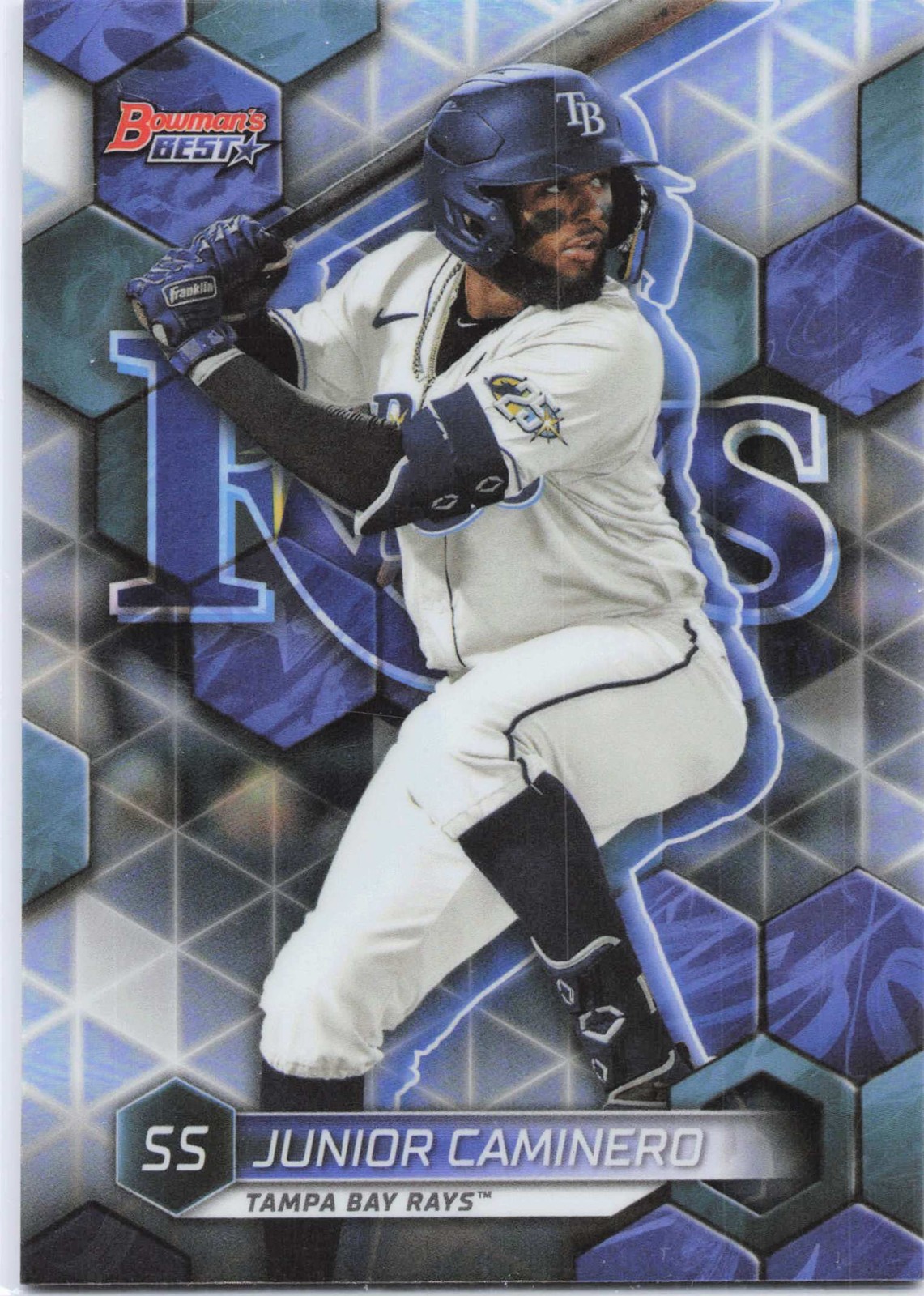 Junior Caminero 2023 Bowman's Best #TP-18 Top Prospects Refractors