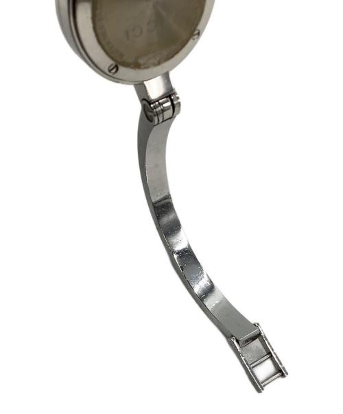 Gucci Flower Bangle Watch Quartz Ladies Stainless Steel Used thumbnail 7