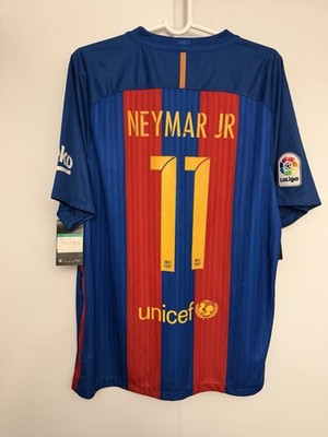 2016-17 Barcelona Home Jersey Neymar Fan Version 776850-415 | eBay