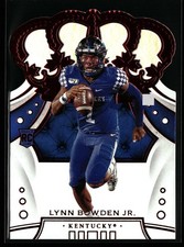 Lynn Bowden Jr 2020 Panini Chronicles Draft Picks Crown Royale Red RC Kentucky