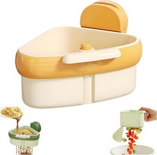 Corner Sink Strainer Suction Cup Press Sink Drainer Basket Triangle Storage Rack