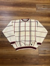 Vintage 90s Izod Knit Pullover Sweater Preppy Classic Large