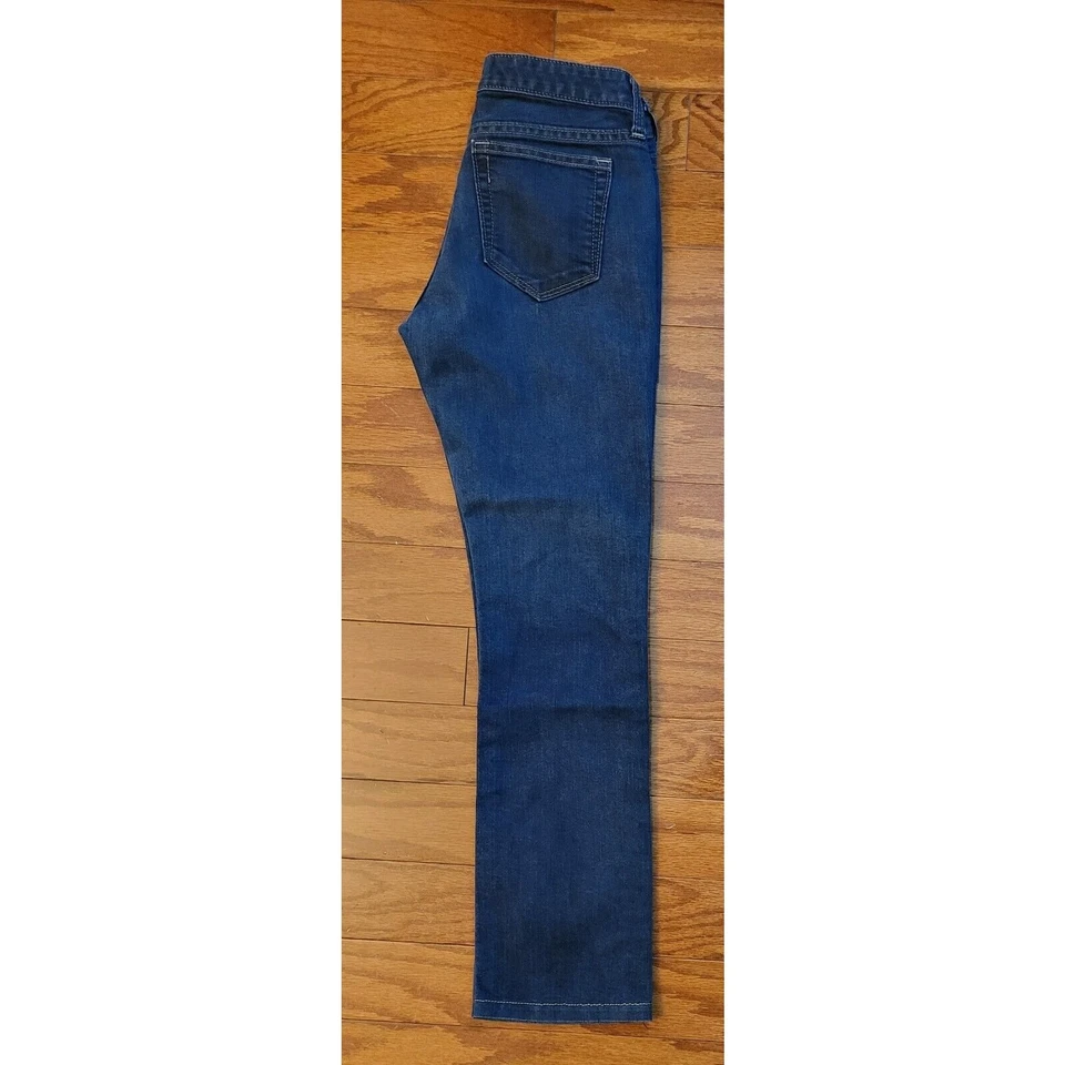 Banana Republic Jeans Womens Size 25 0P Petite Skinny Stretch Dark Wash Denim - Image 4 of 4