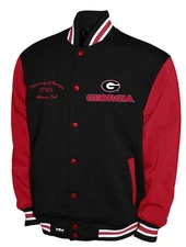 Franchise Club Mens NCAA Varsity Fleece Jacket