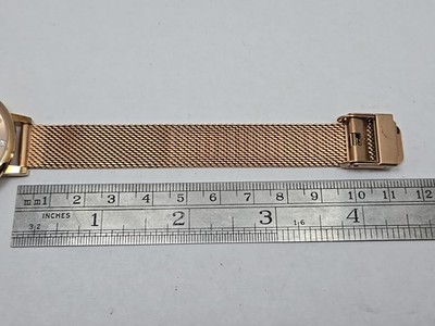 Naviforce NF5011L Rose Gold Butterfly Mesh Quartz Date Watch  display picture 1