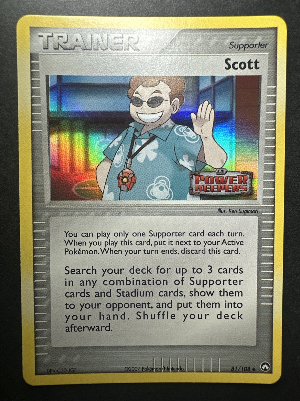 Scott 81/108 Reverse Holo EX Power Keepers Pokémon Card