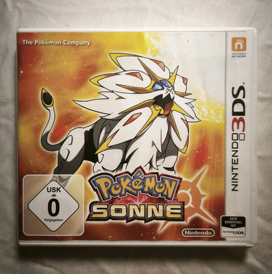 Nintendo Pokémon Sonne für Nintendo 3DS/2DS USK 0 PAL mit Anleitung