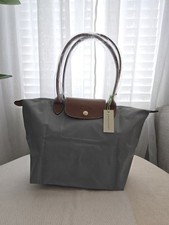 NWT Longchamp Le Pliage Tote Bag - Medium - Gray
