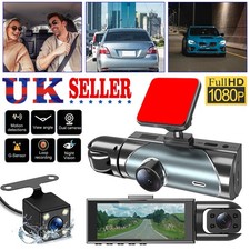 WiFi Car Dash Cam 1280P DVR Video Recorder G-Sensor Night Vision Front and Rear