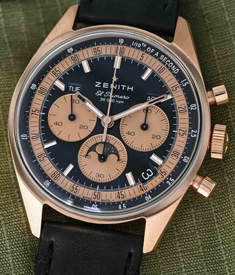 Zenith Unisex Uhr CHRONOMASTER ORIGINAL  Ref. 18.3400.3610/21.C911 NEW FULL SET