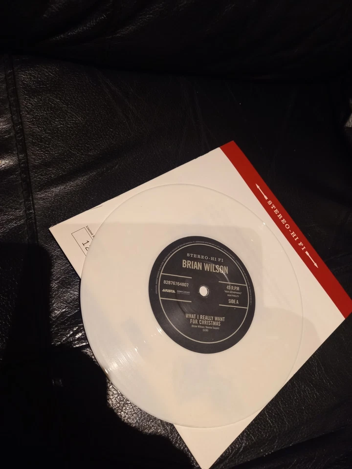 Brian Wilson - What I Really Want For Christmas - 7" White Vinyl - 2005 - MINT - Image 2 of 3