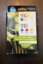 Genuine HP 910XL BK  910CMY High Capacity Ink Cartridge OfficeJet Pro 9/2026