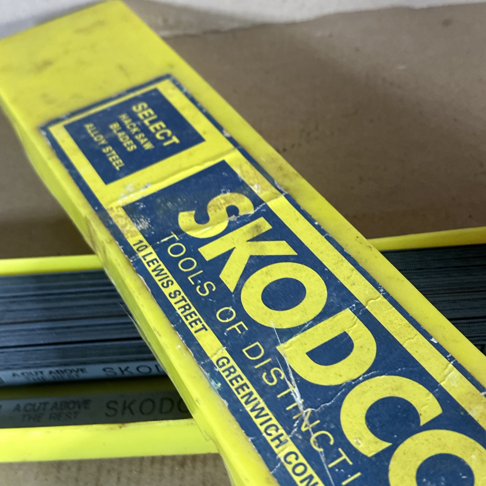 50 Pc SKODCO Tools 12 In. 32 Tooth Metal Hack Saw Blades Made In USA NOS Vintage