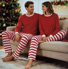 Family Matching Christmas Pajamas Set, Youth Size: 12T. New