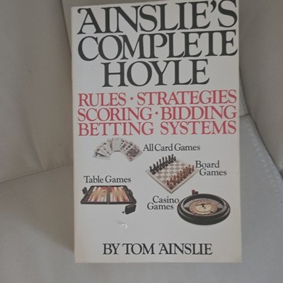 Ainslie's Complete Hoyle by Tom Ainslie Table, Board, Casino, Card Games Book