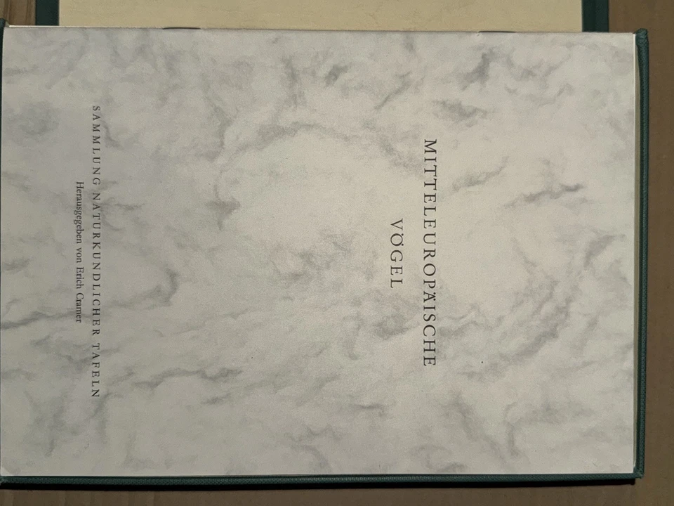 Mitteleuropäische Vögel – Sammlung naturkundlicher Tafeln – Erich Cramer Verlag