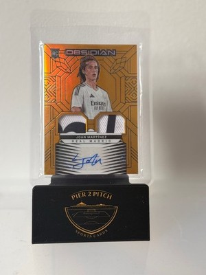 Joan Martinez Patch Auto Electric Etch /10 Real Madrid 2024-25 Panini Obsidian