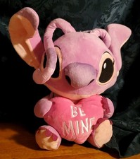 Disney Baby Angel From Lilo  Stitch 14" Plush Heart "BE MINE" Embroidered