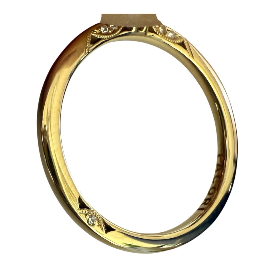 Anillo Banda Tacori Talla 7 Oro 18k SIN PIEDRA Falta Piedra Foto 4 de 4