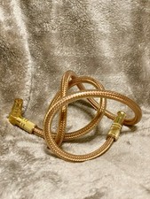 Gold Plate Braided RG6 Coaxial Cable Right Angle /F-Type & Straight Male Connect