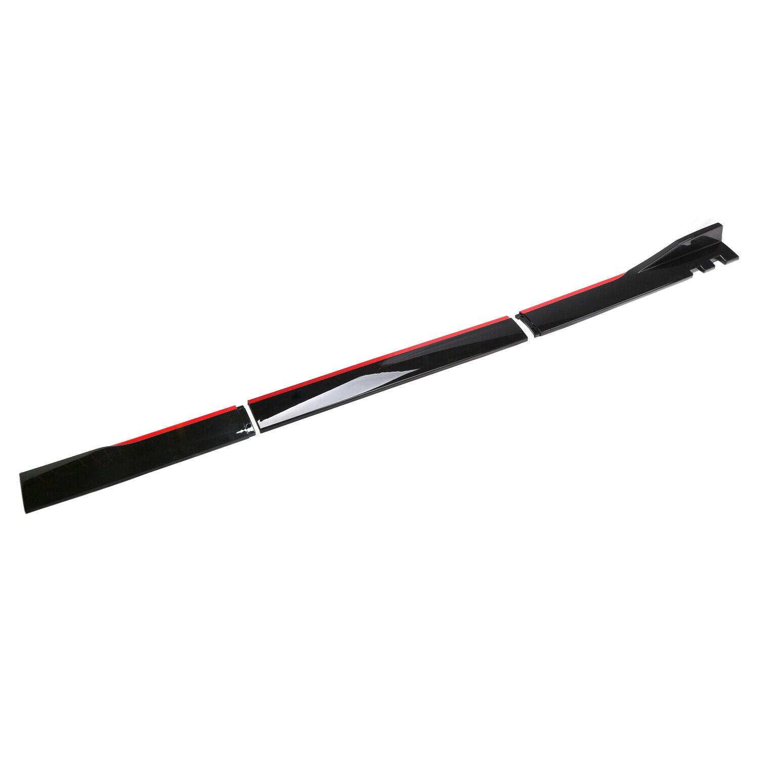 For Bentley Continental Glossy Look 86.6" Side Skirt Extension Spoiler Splitter