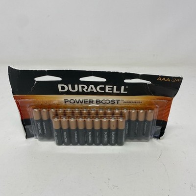 Duracell CopperTop Power Boost AAA Batteries 24-Pack Black/Copper