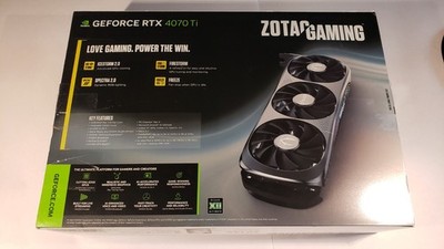 ZOTAC NVIDIA GeForce RTX 4070 Ti 12GB Graphics Card (BOX ONLY) | eBay