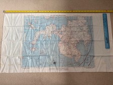 VERY RARE AAF WWII Double-Sided Silk Escape Map – Philippine series 