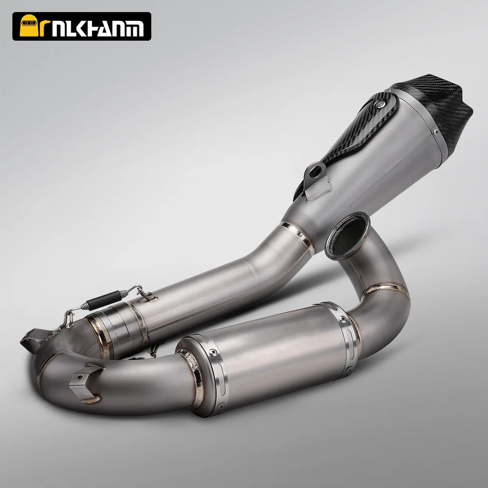For Ducati Panigale V2 2020-2024 Motorcycle Exhaust Pipe With Mid Link Pip — 第 4/4 张图片