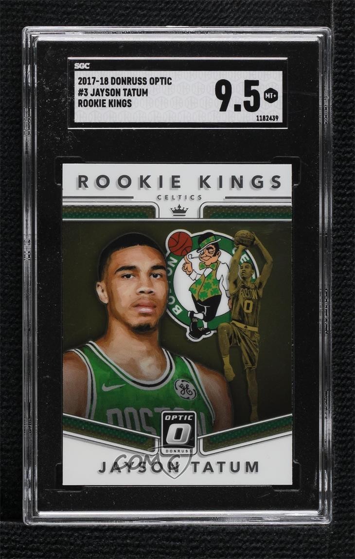2017-18 Panini Donruss Rookie Kings Jayson Tatum #3 SGC 9.5 Mint+ RC 0jr6